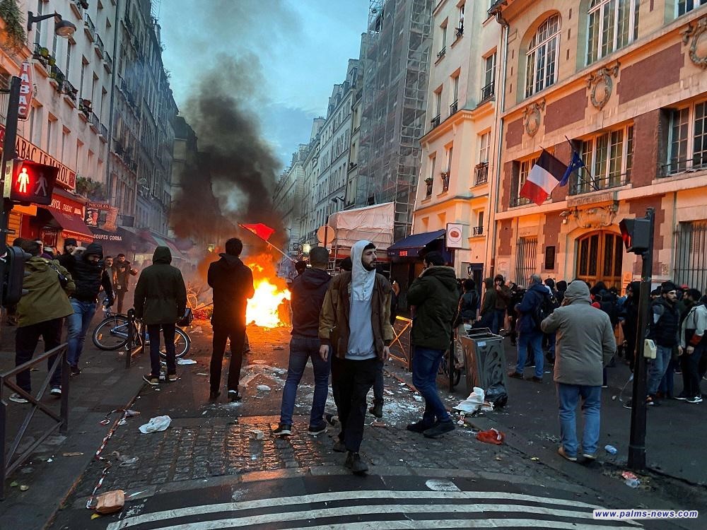 مواجهات بين الكرد والشرطة في باريس تسفر عن إصابة أكثر من 30 شرطياً